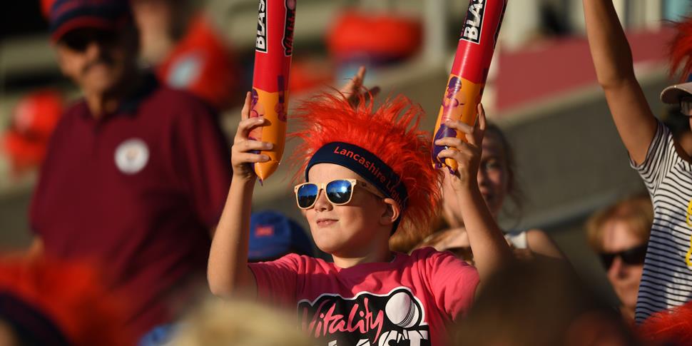 Young Fan Vitality Blast Lancashire Cricket Club