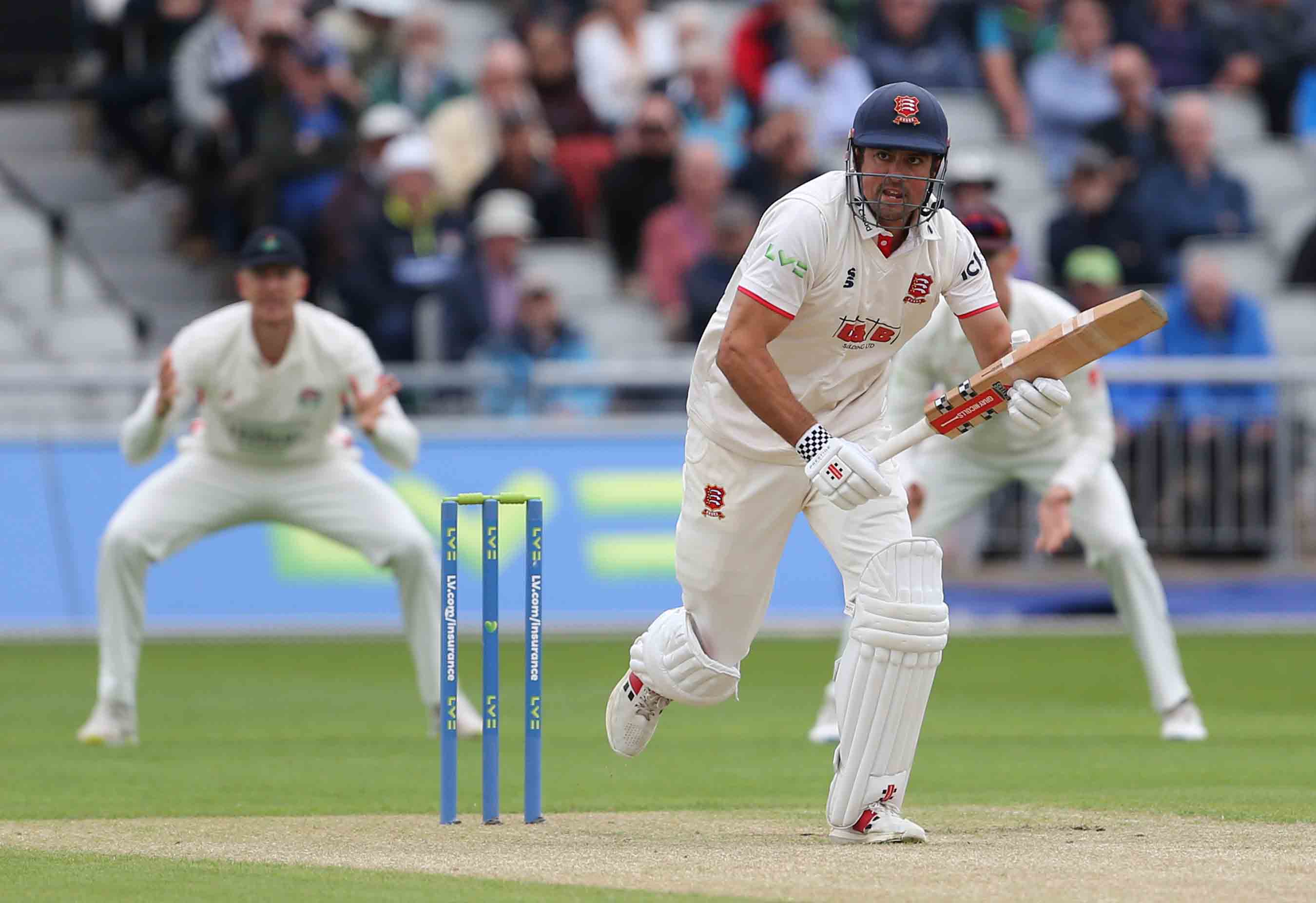 Essex CCC vs Lancashire CCC, LV Insurance County Championship Division 1,  Cricket, The Cloud County Ground, Chelmsford, Essex, United Kingdom - 13  Apr 2023
