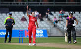 Kate Cross Picks Up The First Wicket