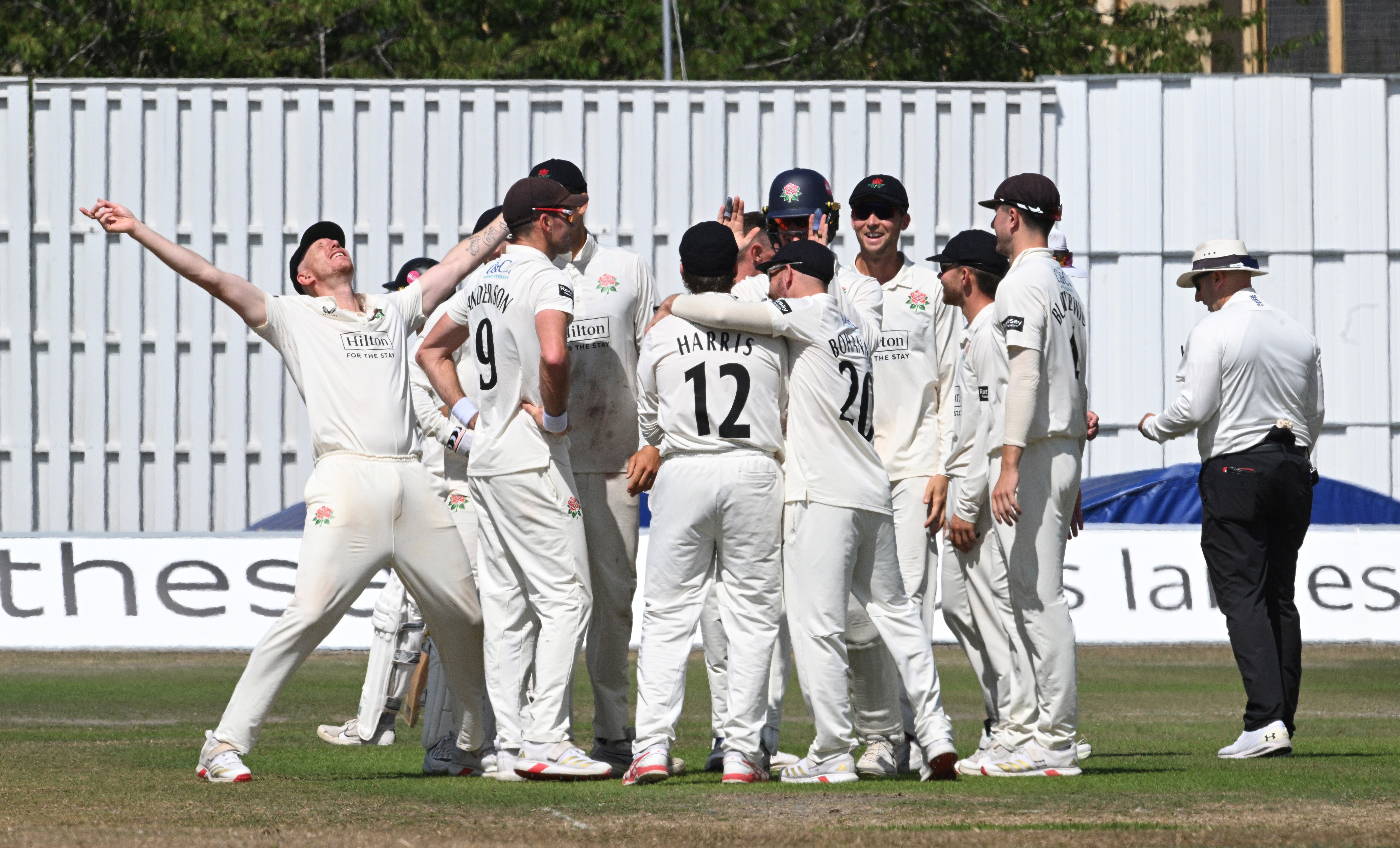 Wells And Team Celebrate