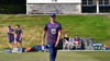 George Balerson Strolls Out For The Toss