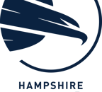 Circle Hampshire Hawk Navy Text